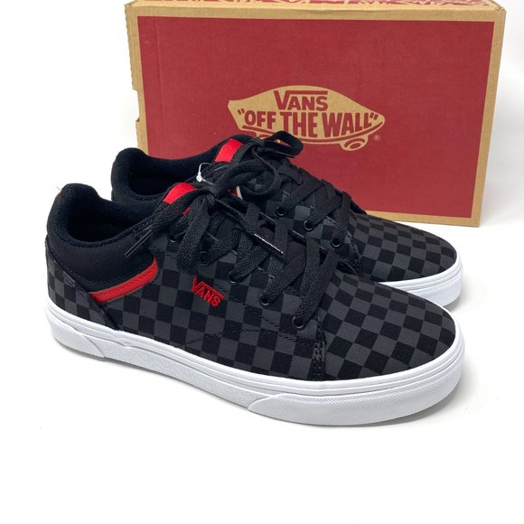 VANS Seldan Checkboard Black Women”s Canvas Sneakers VN0A4U25276 - Picture 6 of 10